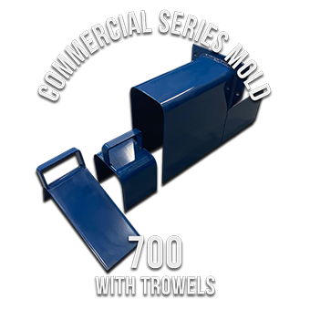 Commercial Series Mold 700 with Trowels