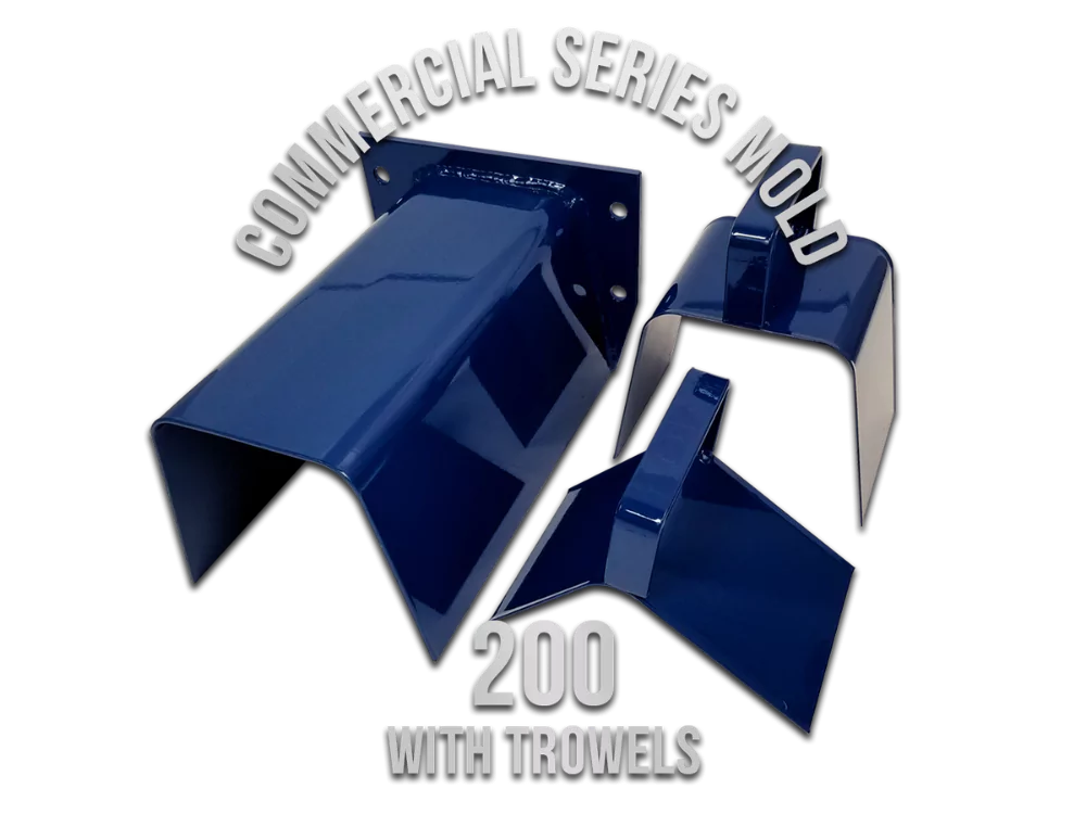 Commercial Series Mold 200 with Trowels