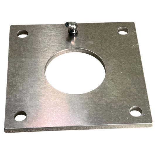 1/4" Aluminum Seal Plate with nipple For Titan Pro Max Hydraulic Mixer