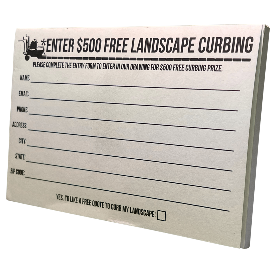 Competition Entry Forms (50) count 4x6 1 side