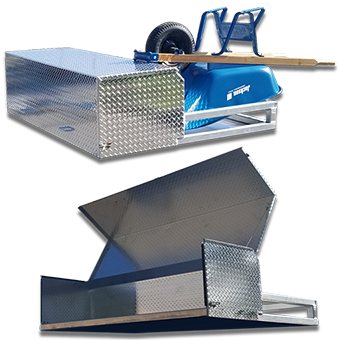 Trailer Roof-Top Cement Caddy