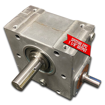 Gear Box – for all SpitFire EPC and Hornet EP (Manufactured after July 2020) 1 1/8″ Output Shaft