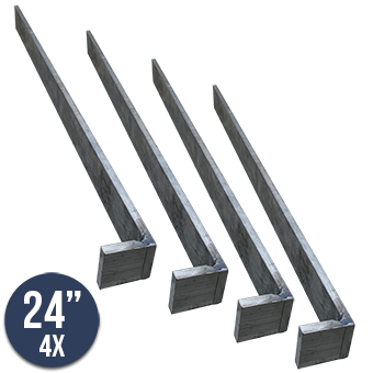 ASC - 24in x 24in Aluminum Adjustable Mold 2in x 2in x 24in (2 pieces)