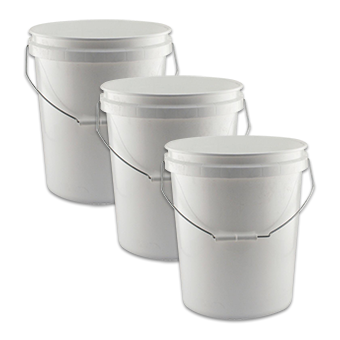 ASC 5gal Plastic Buckets (3 Pack)