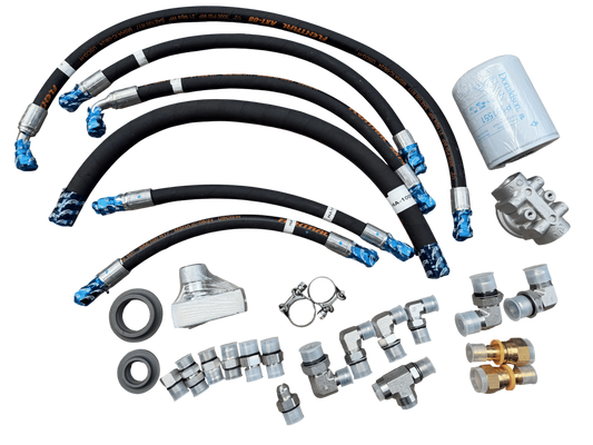 Hose and Fittings Set with Filter For Titan Pro Max Hydraulic Mixer