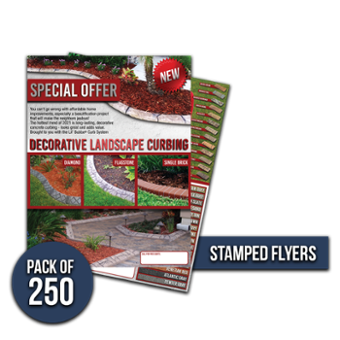 Lil' Bubba® Stamped Curbing Flyer - 250